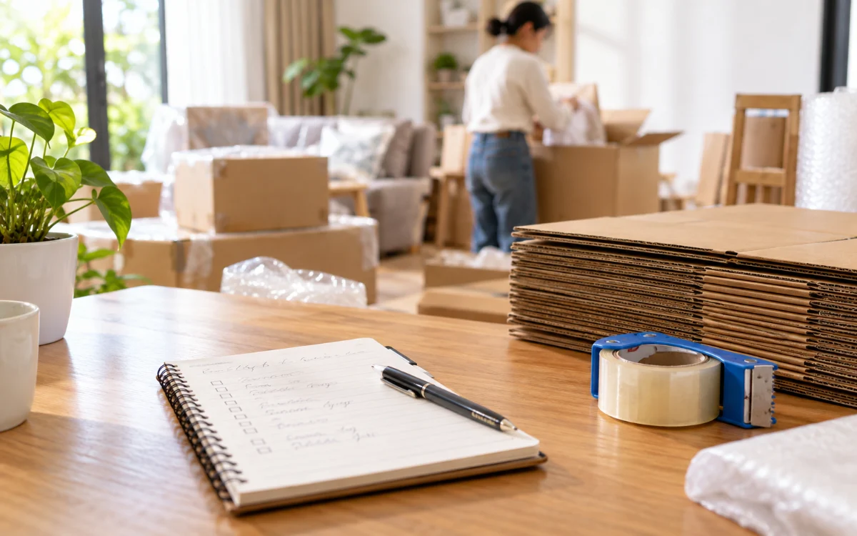 Lên danh sách việc cần làm trước ngày chuyển nhà